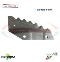 LS2015SX - Tungsten - Left - Knife for mixer wagon UNIFEED - Vertical - Toothed - FOLDED - Piegata - TRIOLET - (5 Pcs) LS2015SX - Tungsten - Left - Knife for mixer wagon UNIFEED - Vertical - Toothed - FOLDED - Piegata - TRIOLET - (5 Pcs)
