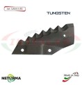 LS2015SX - Tungsten - Left - Knife for mixer wagon UNIFEED - Vertical - Toothed - FOLDED - Piegata - TRIOLET - (5 Pcs) LS2015SX - Tungsten - Left - Knife for mixer wagon UNIFEED - Vertical - Toothed - FOLDED - Piegata - TRIOLET - (5 Pcs)