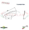 LS2015SX - Tungsten - Left - Knife for mixer wagon UNIFEED - Vertical - Toothed - FOLDED - Piegata - TRIOLET - (5 Pcs) LS2015SX - Tungsten - Left - Knife for mixer wagon UNIFEED - Vertical - Toothed - FOLDED - Piegata - TRIOLET - (5 Pcs)