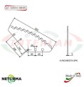 LS2021DX - Right - Knife for mixer wagon UNIFEED - Vertical - Toothed - FARESIN - (5 Pz.) LS2021DX - Right - Knife for mixer wagon UNIFEED - Vertical - Toothed - FARESIN - (5 Pz.)