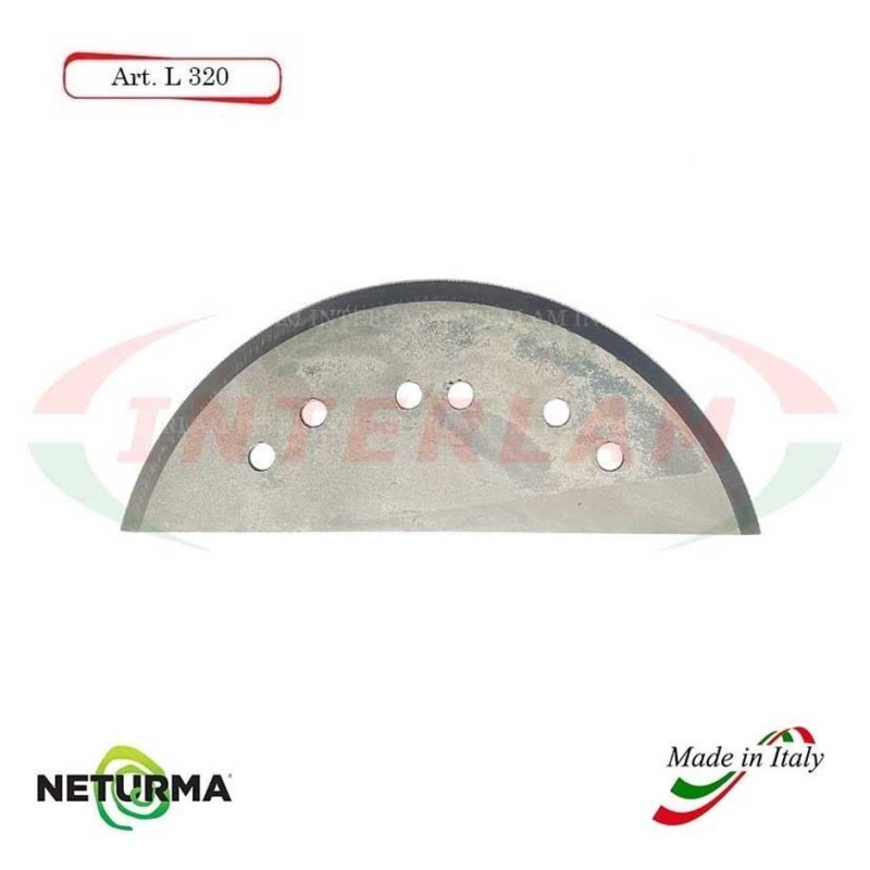 L320 - Lama per Carri UNIFEED - Liscia - Ø142 - MARMIX - ALIECO - (5 Pz.)