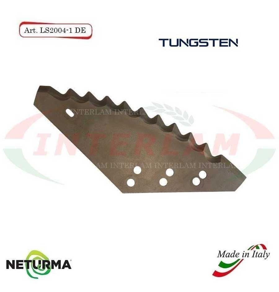 LS2004-1-DX - TUNGSTENO - Lama per Carri UNIFEED - ITALMIX - (2 Pz.)