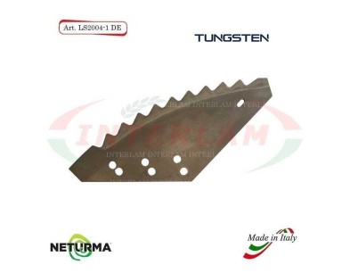 LS2004-1-DX - TUNGSTENO - Lama per Carri UNIFEED - STORTI - (2 Pz.)