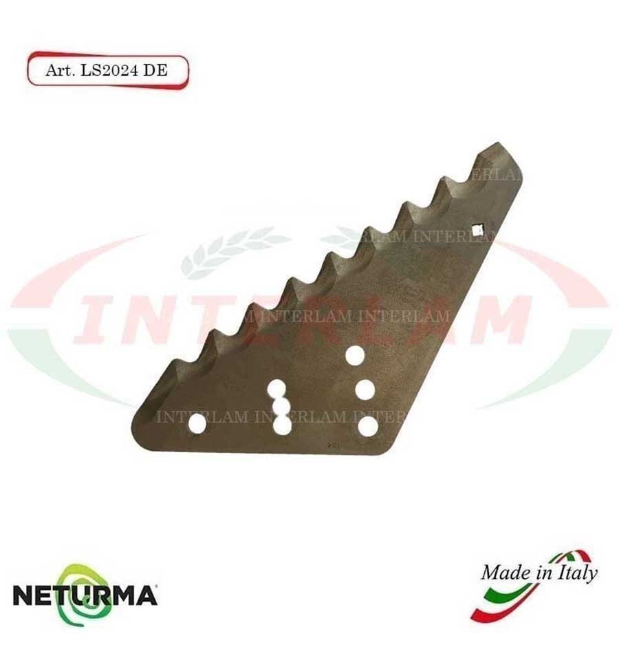 LS2024DX - Right - Knife for mixer wagon UNIFEED - Vertical - Toothed - STORTI - (5 Pcs.)