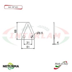 LF421 - knives for unifeed trailers and silage wagons - STORTI - (25 Pcs.)
