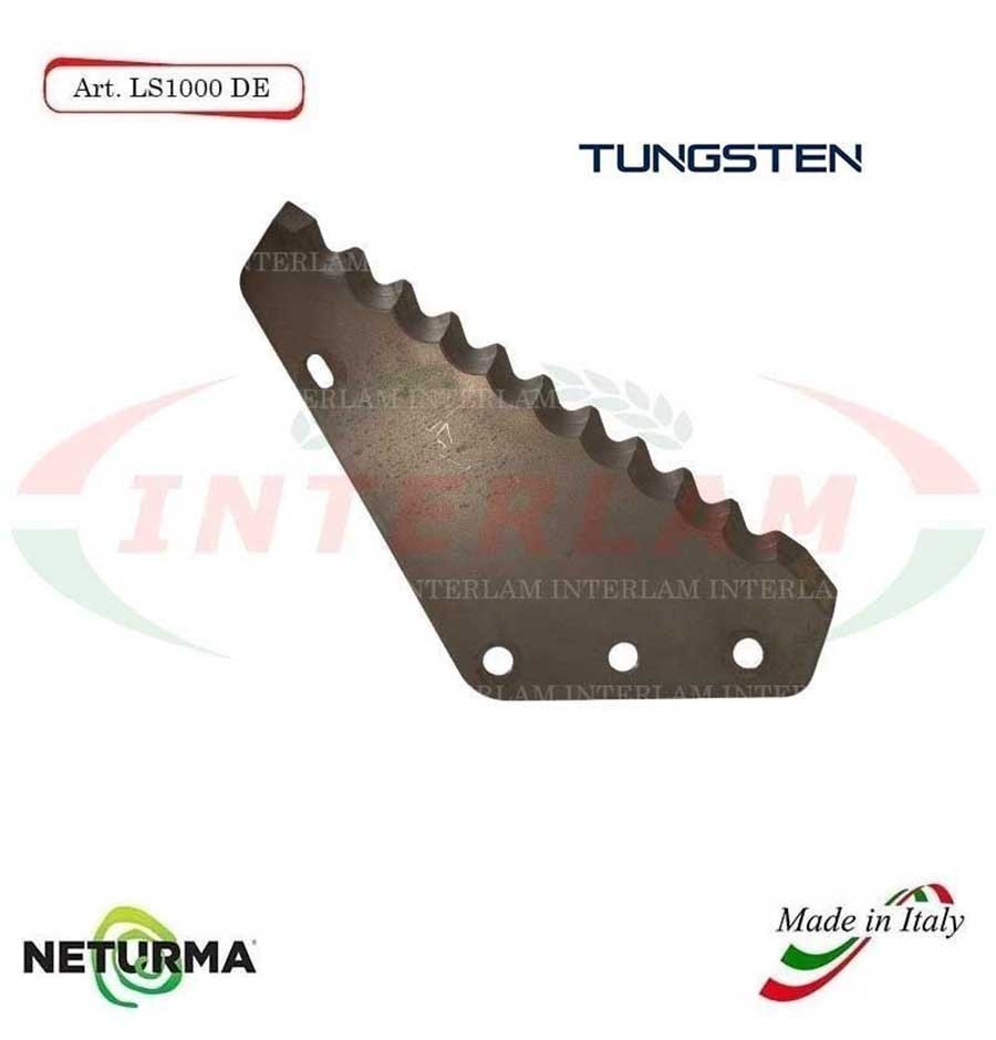 LS1000DX - TUNGSTENO - Lama per Carri UNIFEED - OMAS - (5 Pz.)