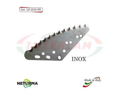 LS2016SX - INOX - Lama Per Carri UNIFEED Verticale - STORTI - (1 Pz.)
