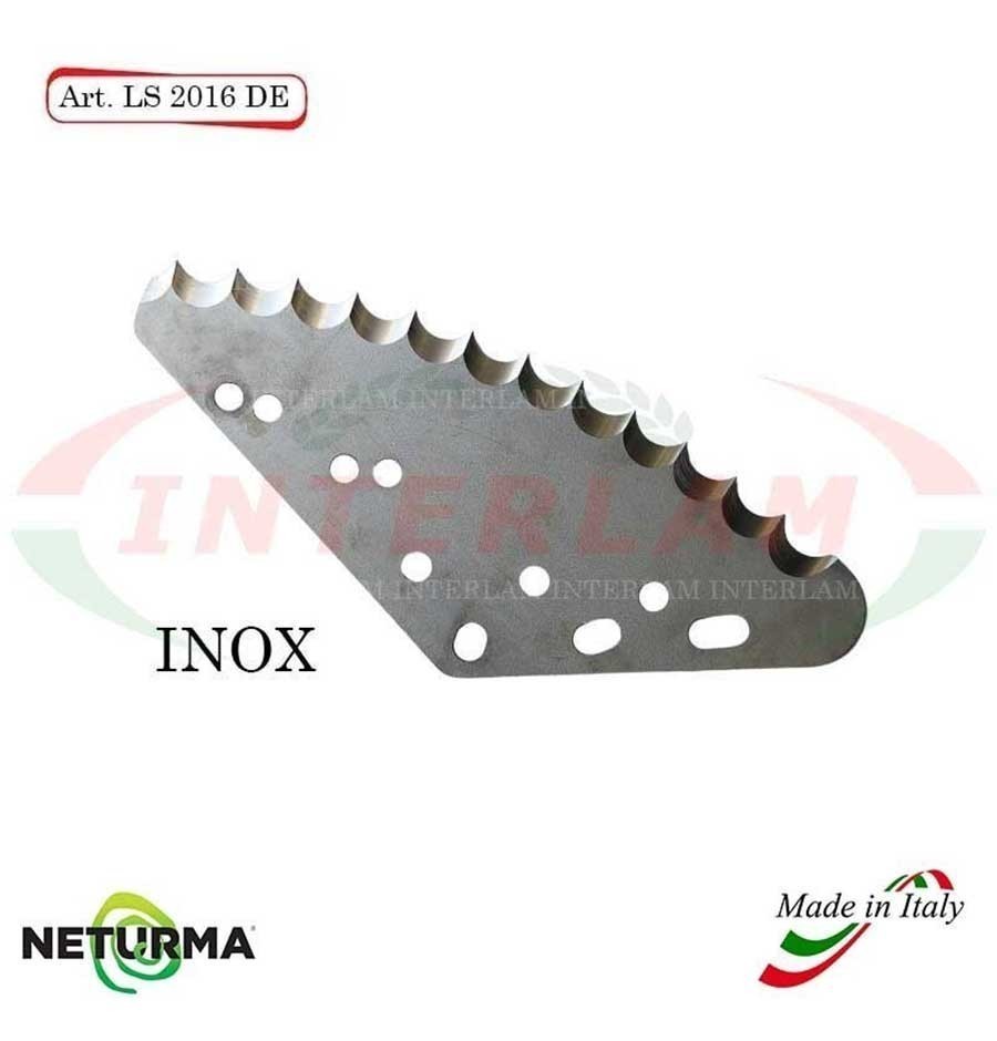 LS2016DX - INOX - Lama Per Carri UNIFEED Verticale - FARESIN - (1 Pz.)
