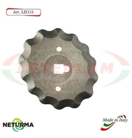 LD115 - Lama per Carri UNIFEED - Dentata - Ø95X107 - STORTI - (25 Pz.)