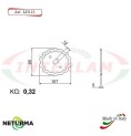 LD115 - Lama per Carri UNIFEED - Dentata - Ø95X107 - STORTI - (25 Pz.)