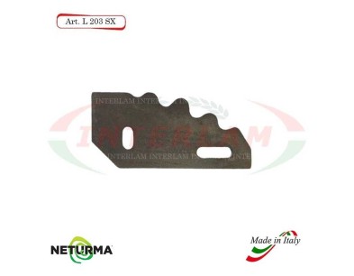 L203SX - Lama per Carri UNIFEED - Dentata - Ø93 - RBS - ( 10 Pz.)