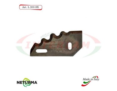 L203SX - Lama per Carri UNIFEED - Dentata - Ø93 - LUCLAR - ( 10 Pz.)