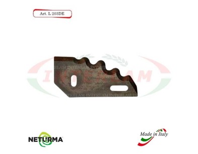 L203DX - Lama per Carri UNIFEED - Dentata - Ø93 - RBS - (10 Pz.)