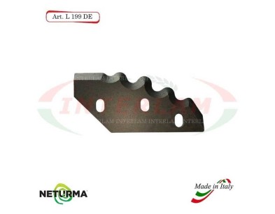Knife for mixer wagons UNIFEED L199DX toothed - Ø93 - (10 Pcs.)