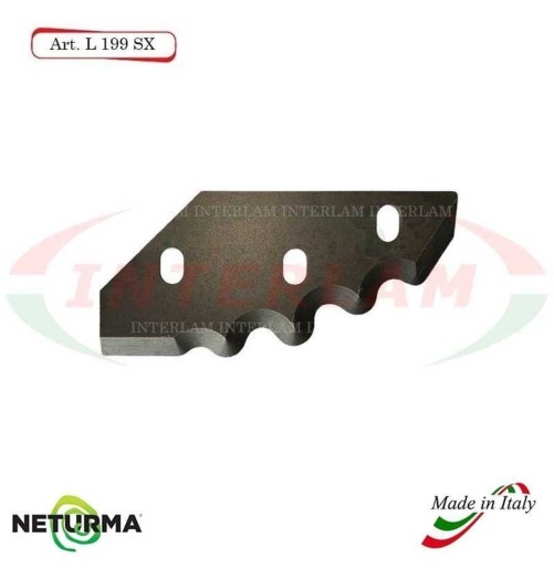 Knife for mixer wagons UNIFEED L199SX toothed - Ø93 - (10 Pcs.)