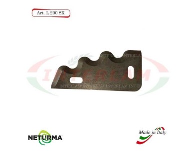 Knife for mixer wagons UNIFEED L200SX toothed - Ø80 - (10 Pcs.)