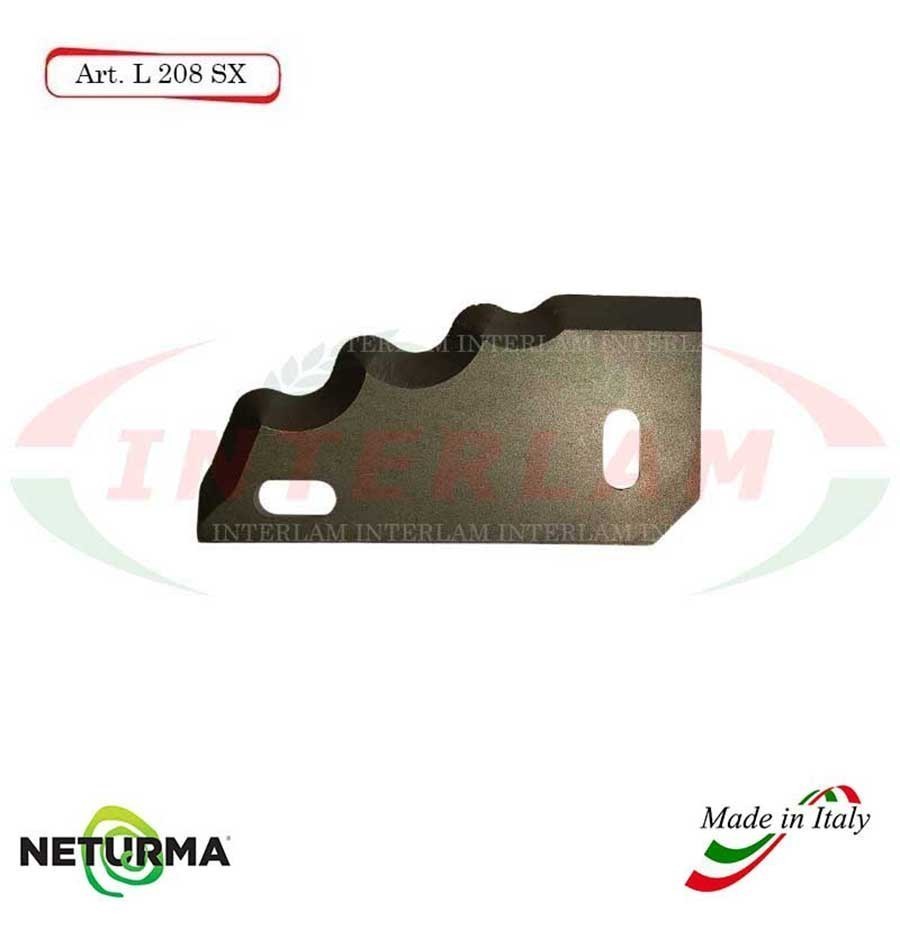 L208SX - Knife for mixer wagons UNIFEED - Toothed - Ø80 - GILIOLI - ( 10 Pcs.) L208SX - Knife for mixer wagons UNIFEED - Toothed - Ø80 - GILIOLI - ( 10 Pcs.)
