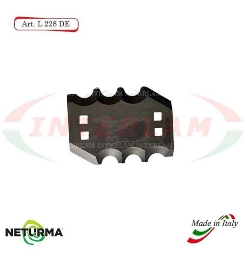 Knife for mixer wagons UNIFEED L228DX toothed - Ø102 - (10 Pcs.)