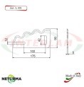 L301 - Knife for mixer wagons UNIFEED - toothed - Ø90 - (10 Pcs.) - BONINO