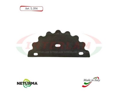 L204 - Lama per Carri UNIFEED - Dentata - Ø129 - SGARIBOLDI - (5 Pz.)