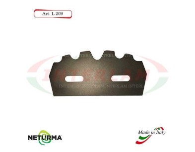 Knife for mixer wagons UNIFEED L209 toothed  - Ø97 - GILIOLI - 10 Pcs.