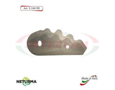 L246SX - Lama per Carri UNIFEED - Dentata - Ø91 - STORTI - (10 Pz.)