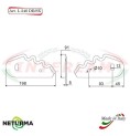 L246SX - Lama per Carri UNIFEED - Dentata - Ø91 - STORTI - (10 Pz.) L246SX - Lama per Carri UNIFEED - Dentata - Ø91 - STORTI - (10 Pz.)