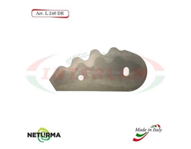 L246DX - Knife for mixer wagons UNIFEED -Toothed - Ø91 - STORTI - (10 Pcs.)