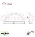 L214 - Lama per Carri UNIFEED - Liscia - Ø140 - MARMIX - No Fori - (5 Pz.)