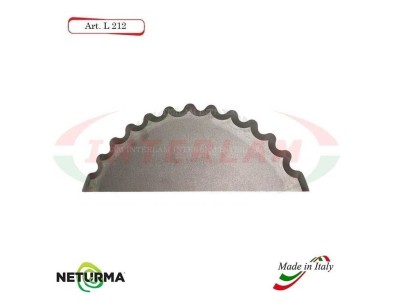 L212 Knife for mixer wagons UNIFEED - Toothed  Ø140 - MARMIX - No holes