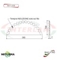 L212 - Lama per Carri UNIFEED - Dentata - Ø140 - MARMIX - Senza Fori - (5 Pz.) L212 - Lama per Carri UNIFEED - Dentata - Ø140 - MARMIX - Senza Fori - (5 Pz.)