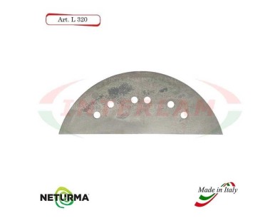 L320 - Lama per Carri UNIFEED - Liscia - Ø142 - MARMIX - ALIECO - (5 Pz.)
