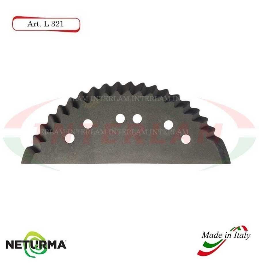 L321 - Knife for mixer wagons UNIFEED Toothed - Ø142 - MARMIX - ALIECO - (5 Pcs.) L321 - Knife for mixer wagons UNIFEED Toothed - Ø142 - MARMIX - ALIECO - (5 Pcs.)