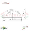 Knife for mixer wagons UNIFEED L321 toothed - Ø142 - MARMIX - (5 Pcs.) Knife for mixer wagons UNIFEED L321 toothed - Ø142 - MARMIX - (5 Pcs.)