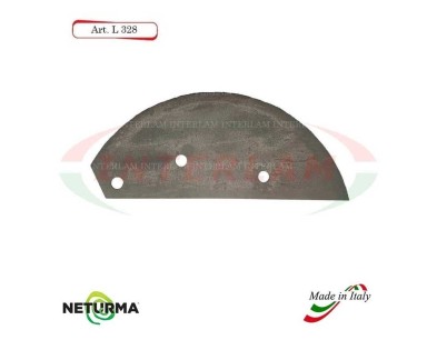 L328 - Lama per Carri UNIFEED - Liscia - Ø140 - MARMIX - ALIECO - 2 Pz.