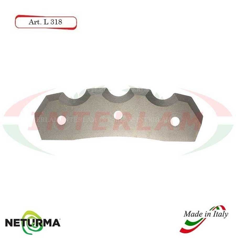 L318 - Knife for mixer wagons UNIFEED Toothed - Ø92 - MARMIX - ALIECO - (5 Pcs.) L318 - Knife for mixer wagons UNIFEED Toothed - Ø92 - MARMIX - ALIECO - (5 Pcs.)