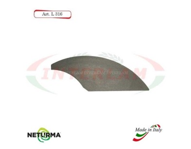 L316 - Knife for mixer wagons UNIFEED - Smooth - Ø81 - MARMIX - 5 Pcs.