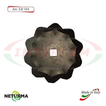 LD104 - Knife for mixer wagons UNIFEED - Toothed - Ø95 - (25 Pcs.) - FRASTO