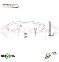 L248 - Lama per Carri UNIFEED - Liscia - Ø 65 - STORTI - (10 Pz.)