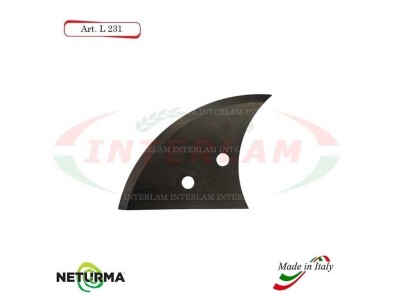L231 -  Knife for mixer wagons UNIFEED Smooth - Ø141 - MARMIX - ALIECO