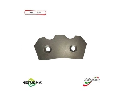 L306 - Lama per Carri UNIFEED - Dentata Ø93 - MARMIX - ALIECO - (5 Pz.)