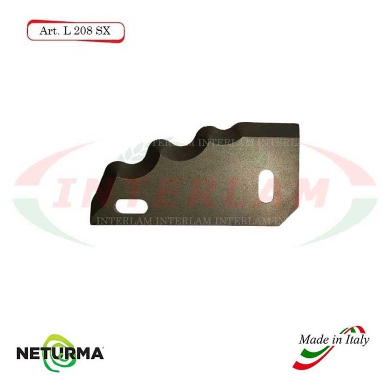 L208SX - Knife for mixer wagons UNIFEED - Toothed - Ø80 - GILIOLI - ( 10 Pcs.) L208SX - Knife for mixer wagons UNIFEED - Toothed - Ø80 - GILIOLI - ( 10 Pcs.)