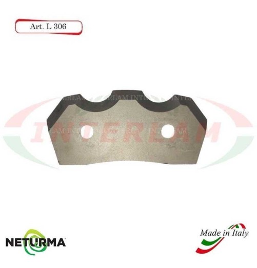 L306 - Lama per Carri UNIFEED - Dentata Ø93 - MARMIX - (5 Pz.)