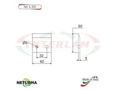 L310 - Lama per Carri UNIFEED  - Liscia  Ø60 - MARCHINI - (15 Pz.)