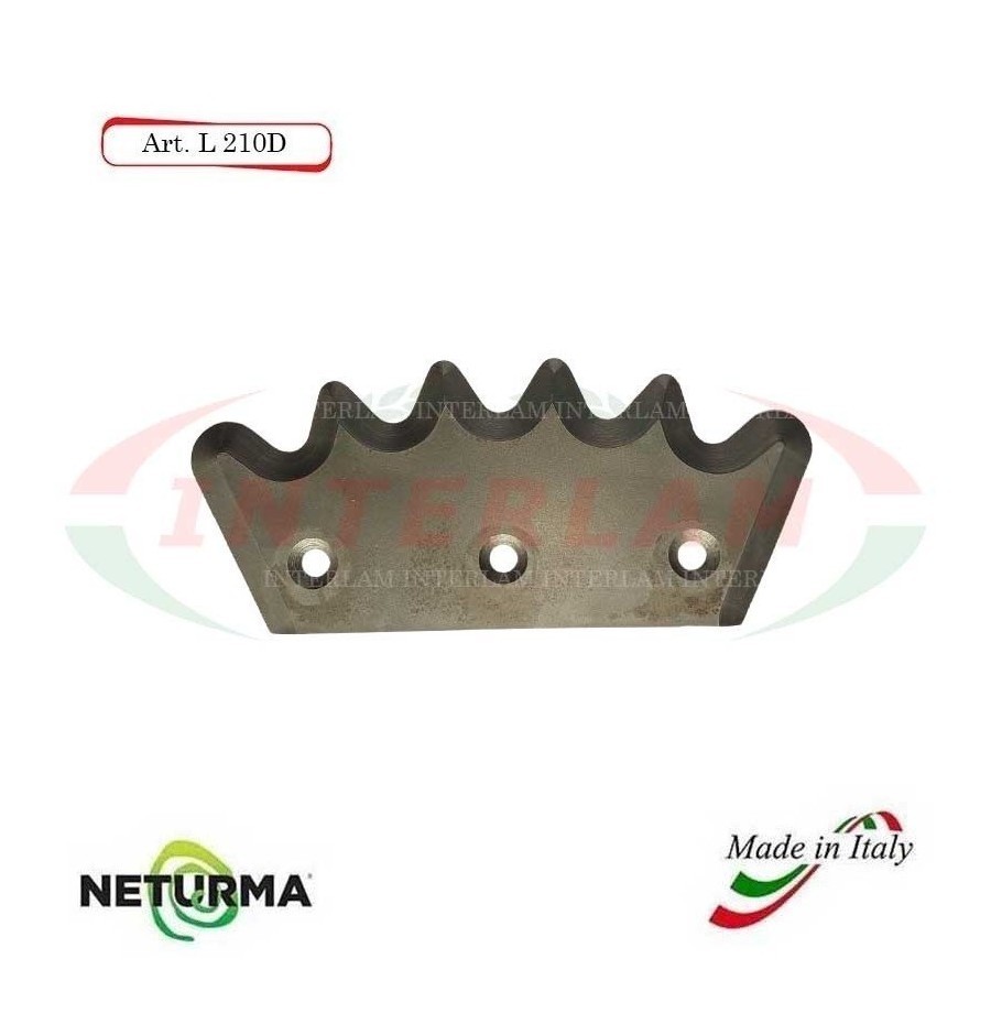 L210DX - Knife for mixer wagons UNIFEED - Toothed- Ø113 - PAGLIARI L210DX - Knife for mixer wagons UNIFEED - Toothed- Ø113 - PAGLIARI