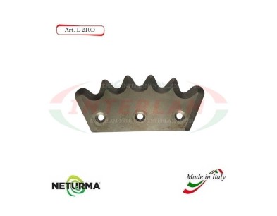 L210SX - Knife for mixer wagons UNIFEED - Toothed- Ø113 - PAGLIARI