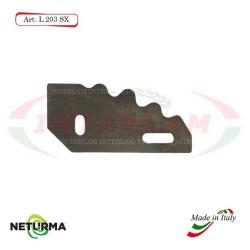 L203SX - Lama per Carri UNIFEED - Dentata - Ø93 - COMAG - ( 10 Pz.)