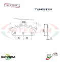 L210DX - TUNGSTEN - Knife for mixer wagons UNIFEED - Toothed - Ø113 - PAGLIARI