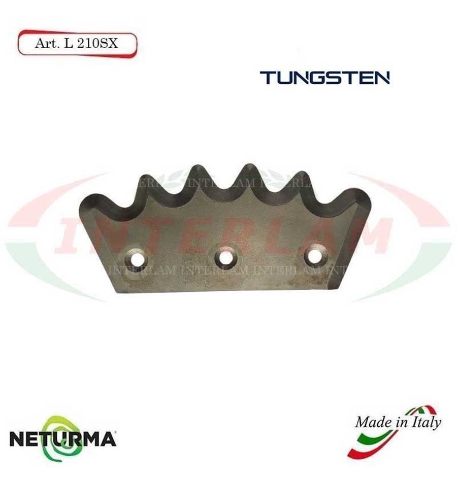 L210SX - TUNGSTENO - Lama per Carri UNIFEED - Dentata  Ø113 - PAGLIARI