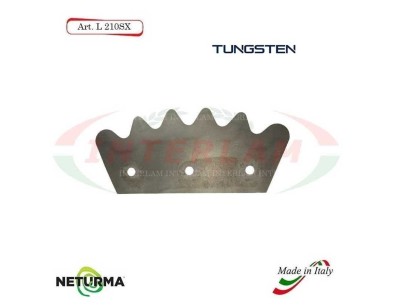 L210SX - Knife for mixer wagons UNIFEED - Toothed- Ø113 - PAGLIARI